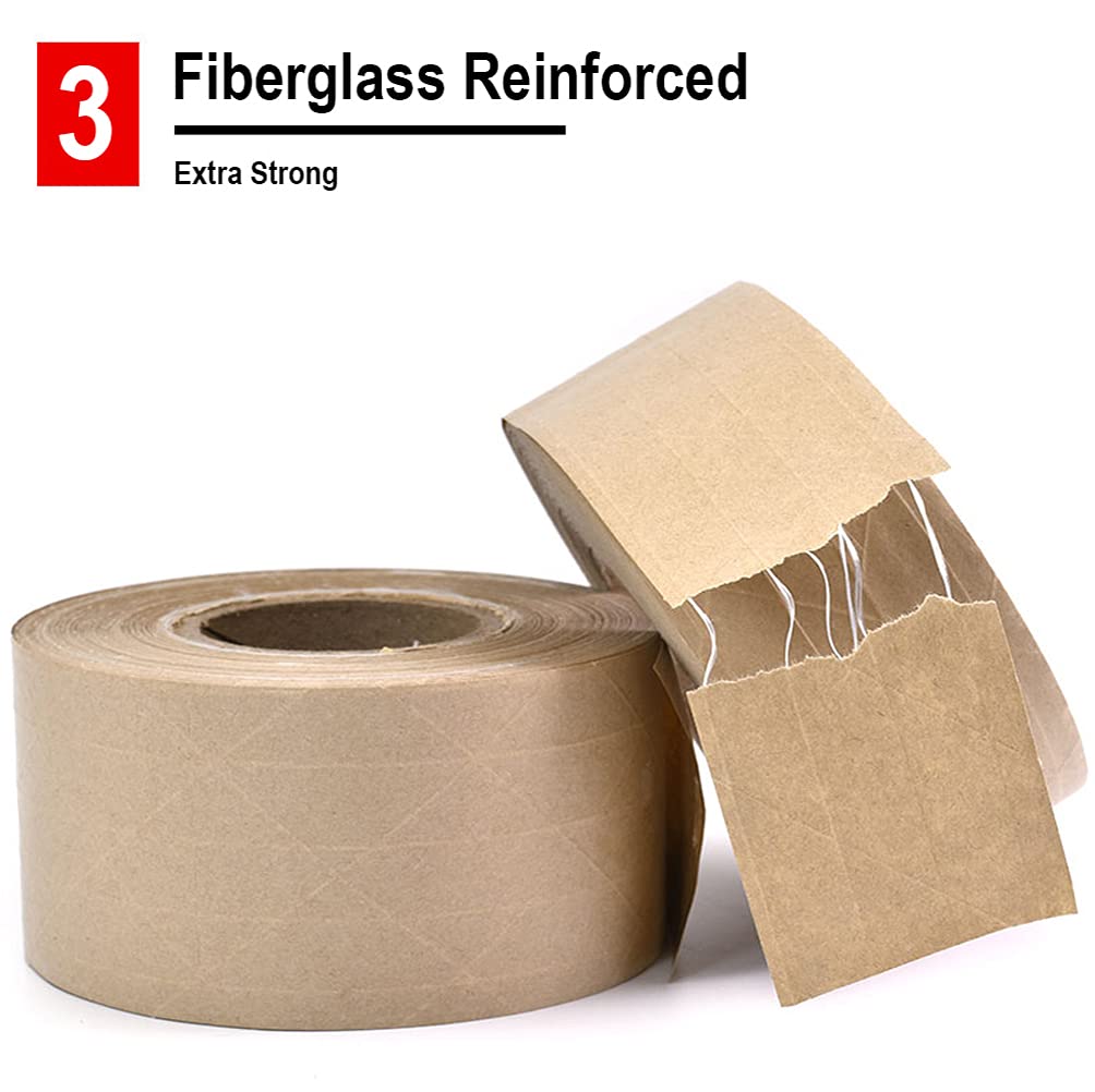 APT Water-Activated Fiberglass Reinforced Kraft Paper Tape - Advanced Polymer Tape Inc.