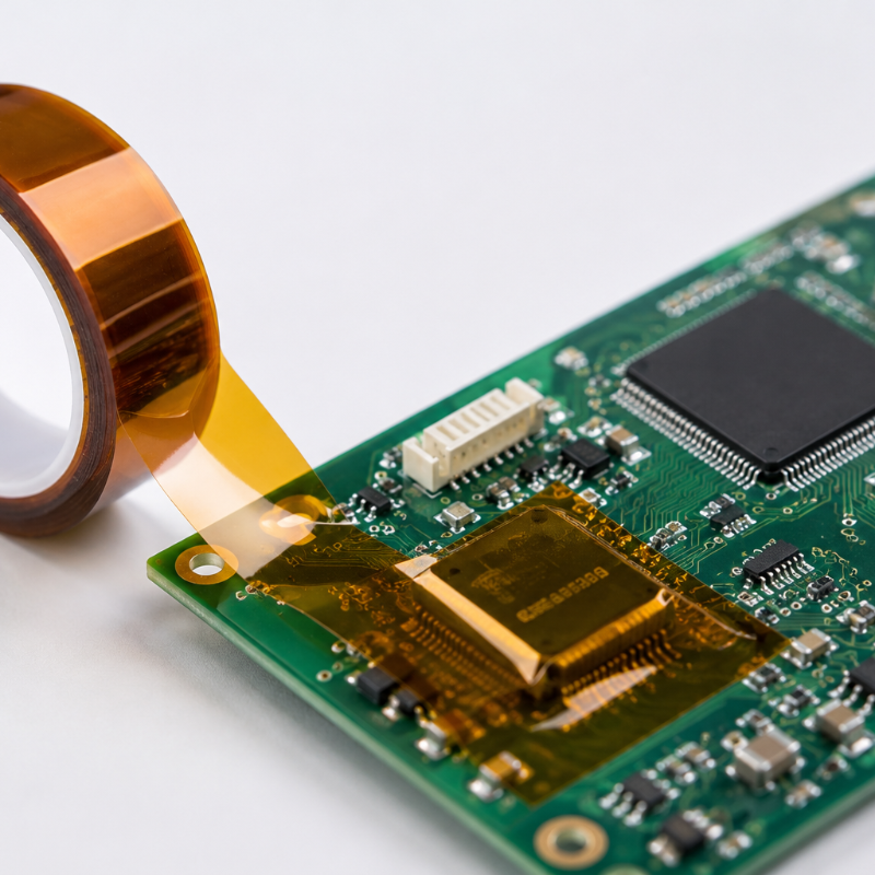 electronic manufacturing tape on pcb